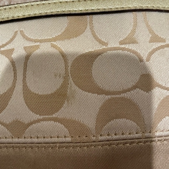 COACH Oversized Gold Wristlet - Picture 6 of 6